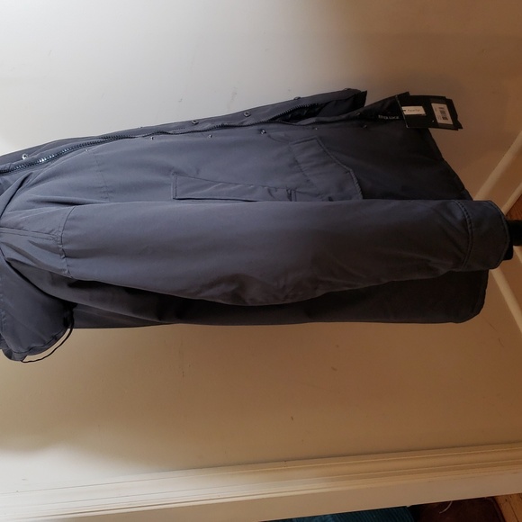 NWT Men's River Edge by Zeroxposur Dark Gray Hooded Coat/Parka, Faux Fur, Size L - Picture 4 of 16